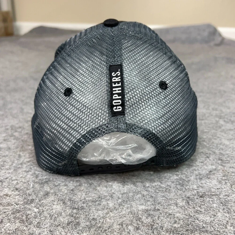 Minnesota Gophers Mens Hat Snapback Black Gray Trucker Football Cap College NCAA